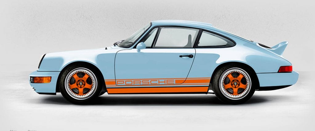 Electric Porsche 911 Gulf Edition