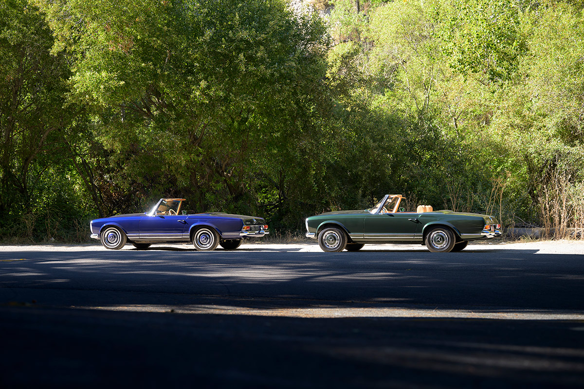 Electric Mercedes Pagoda in Monterey