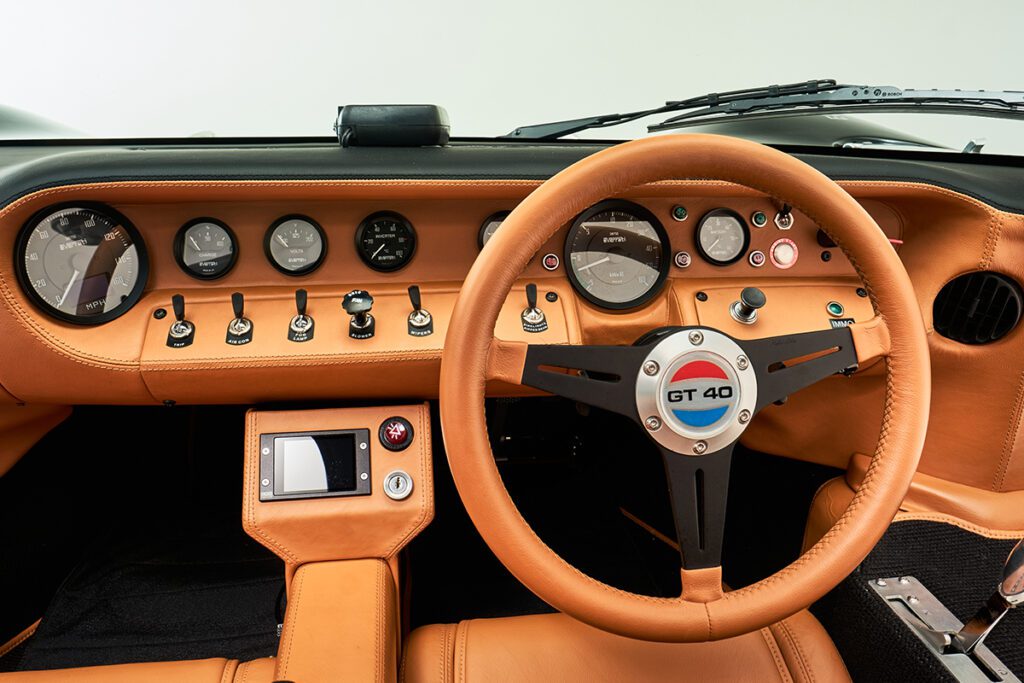 gt40 steering wheel